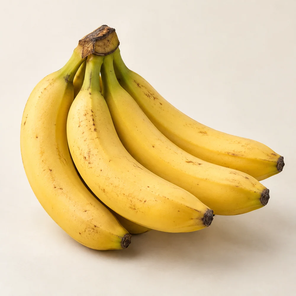 Illustrative studio composition of banana