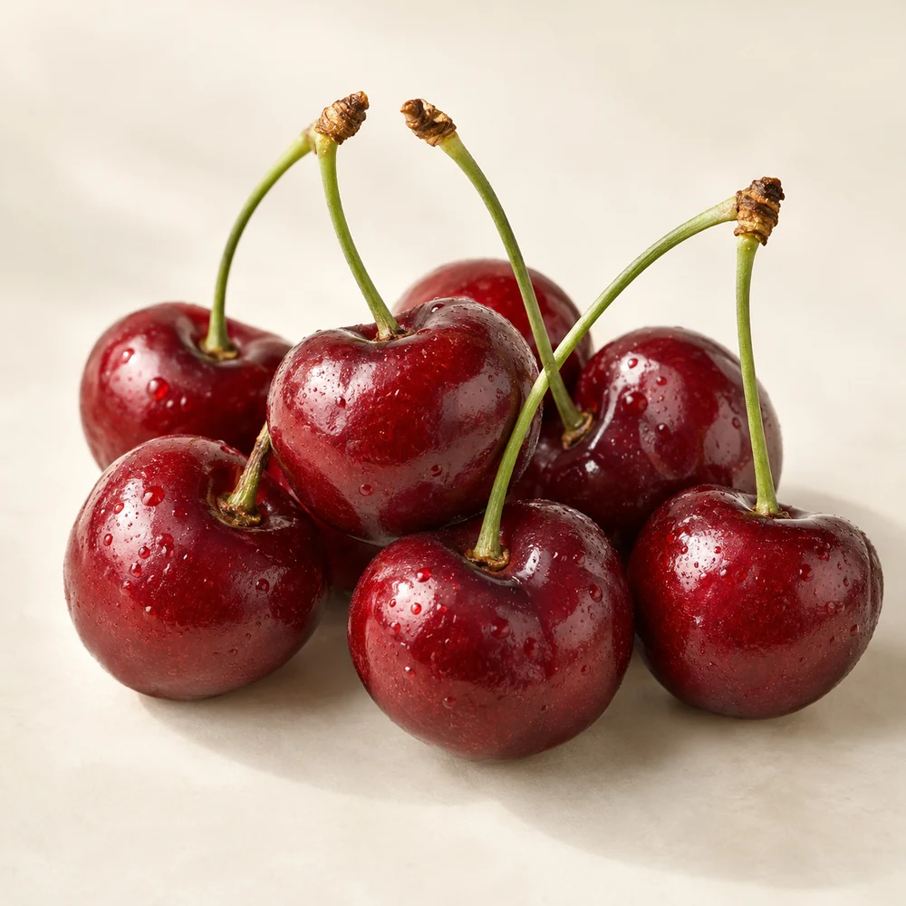Illustrative studio composition of cherry