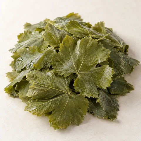 Frozen vine leaves