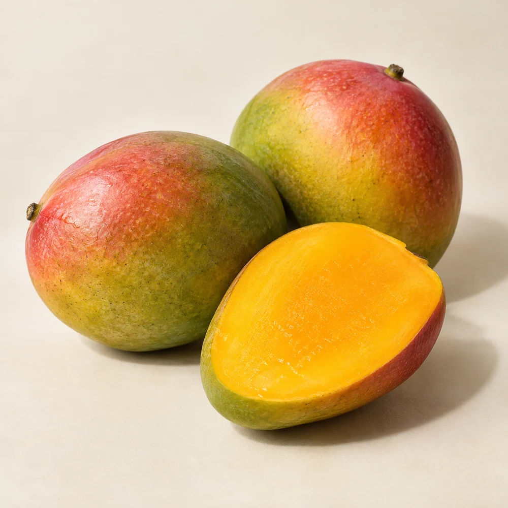 Illustrative studio composition of mango