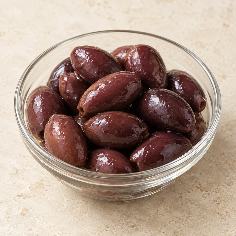 Whole Kalamata-style olives